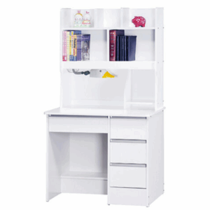 F274-1 512白色書桌 全組 全木心板 美背