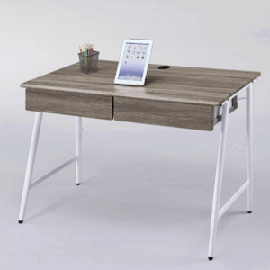 F278-2 白橡浮雕皮電腦桌