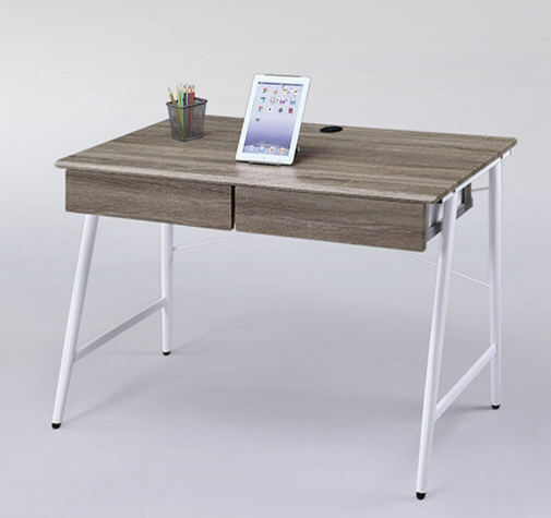 F278-2 白橡浮雕皮電腦桌