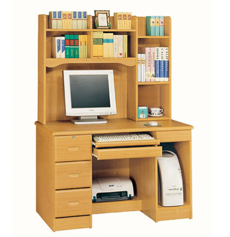 F272-3 403#赤陽色4尺電腦桌 全組