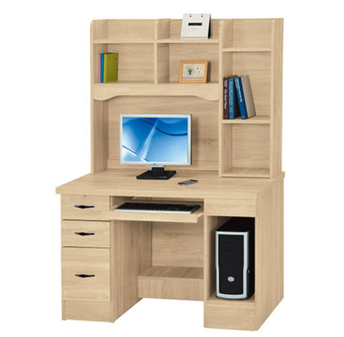 F268-7 309#橡木4尺電腦桌 整組