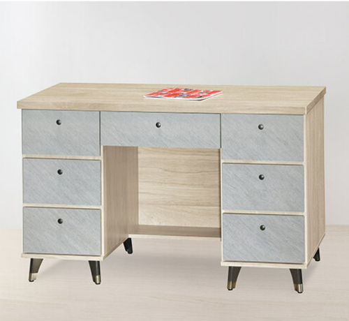 F262-6 年輪4尺鐵腳書桌