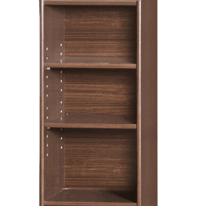 F256-10 胡桃色3格開放書櫃