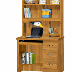 F273-3 集成柚木3尺電腦桌 整組