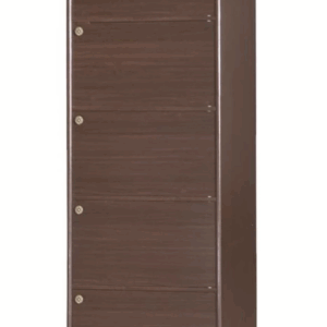 F258-12胡桃色耐磨皮5門收納櫃