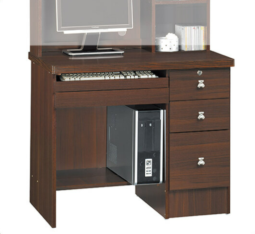 F272-6 608#胡桃色3尺電腦書桌 下座