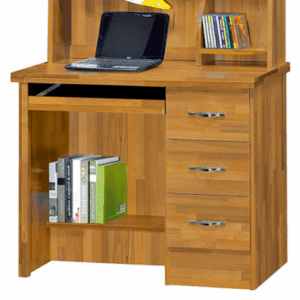 F273-4 集成柚木3尺電腦桌 下座