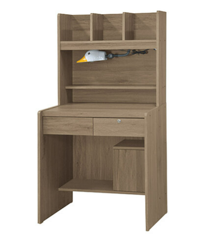 F275-5 灰橡2.5尺書桌 全組 不拆