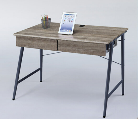 F279-5 灰橡浮雕皮電腦工作桌