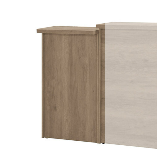 F282-2 灰橡收銀櫃