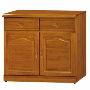 F287-3 樟木色2.7尺收納櫃 下座