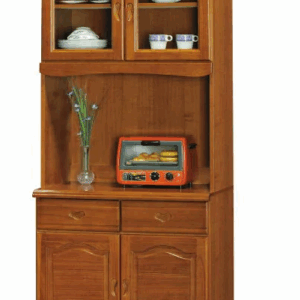 F287-4 樟木色2.7尺收納櫃 全組