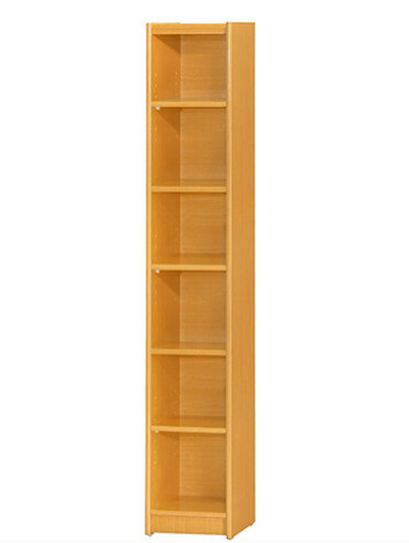 F256-13 赤陽色6格開放書櫃