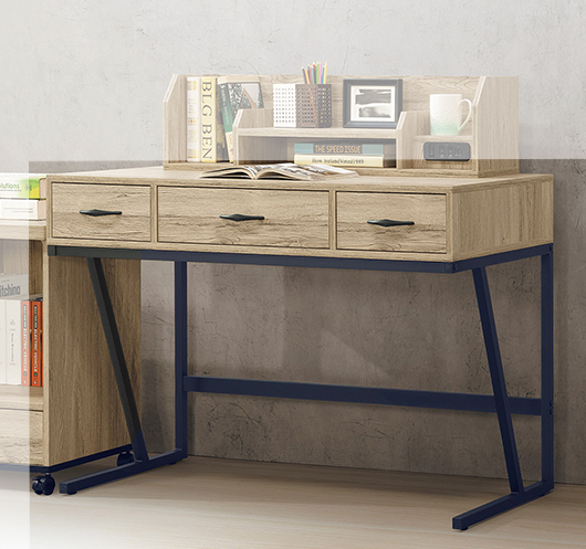 F277-8 原木色4尺書桌下座