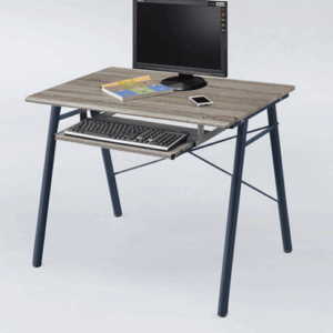 F279-7 灰橡浮雕皮電腦桌