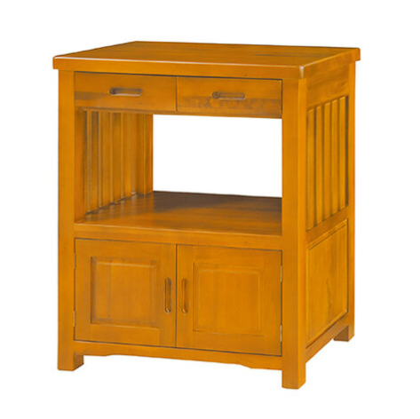 F282-4 C6桃花大柱二抽二門置物櫃