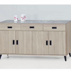 F291-5米克芋頭色5.3尺餐櫃 下座   岩板12mm