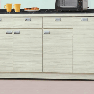 F301-4 雪松6尺拉盤收納櫃 下座 黑白根石面