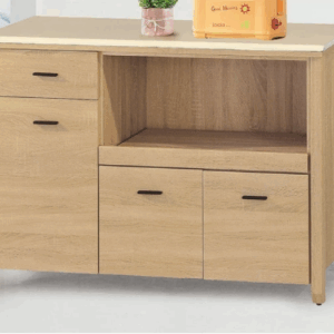 F295-5 北原4尺收納櫃 下座 12MM白岩板