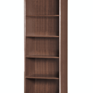 F257-14 胡桃色5格開放書櫃