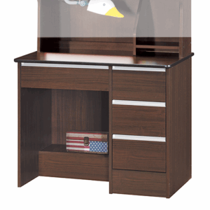 F274-6 512胡桃色書桌下座