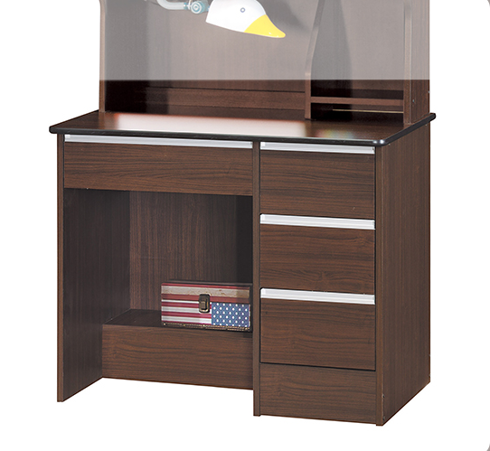 F274-6 512胡桃色書桌下座