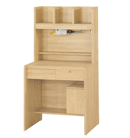 F275-7 北原橡木色2.5尺書桌 全組 不拆