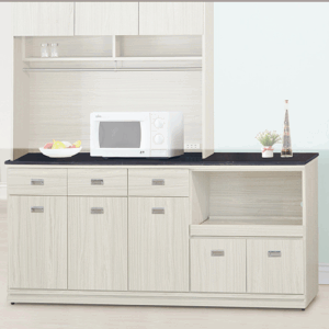 F301-3 雪松6尺拉盤收納櫃 下座 12MM白岩板