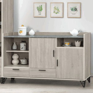 F308-2 赫洛斯淺灰橡5尺餐櫃