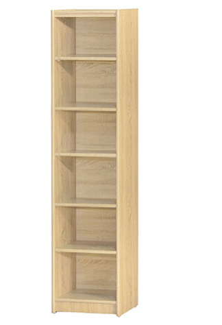 F256-15 梧桐色6格開放書櫃