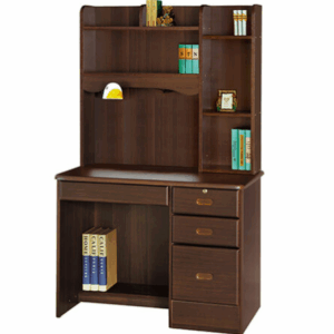 F272-9 609胡桃色3.5尺書桌 整組