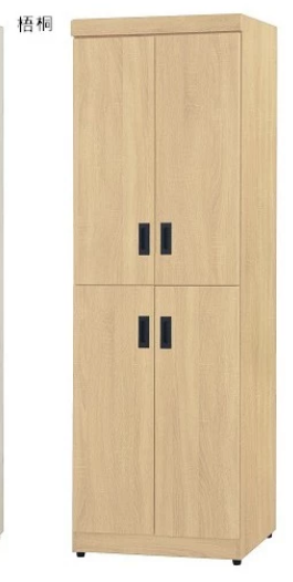 F508-2 夏涼梧桐2*6尺鞋櫃 上下各3片活動隔板