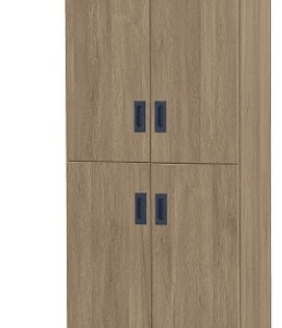 F508-3 夏涼灰橡2*6尺鞋櫃 上下各3片活動隔板