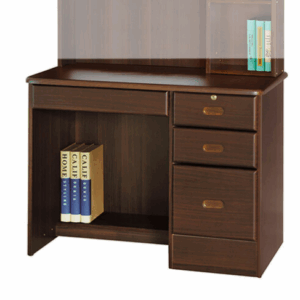 F272-10 609胡桃色3.5尺書桌下座