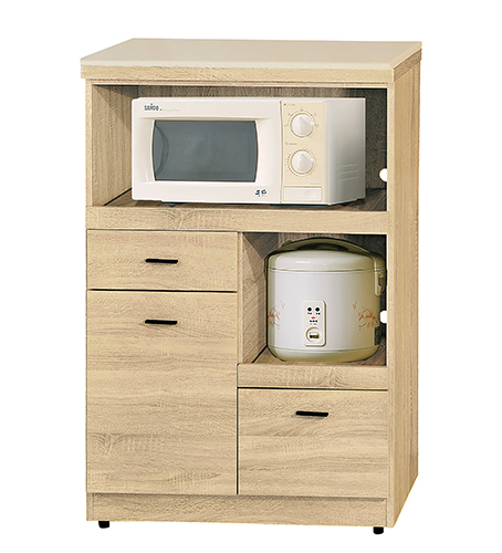 F297-7 北原3*4尺拉盤收納櫃 12MM白岩板