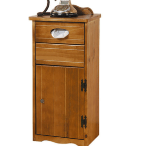 F326-1 鄉村垃圾桶 紐松實木