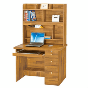 F273-9 201#集成柚木3.5尺電腦桌 全組