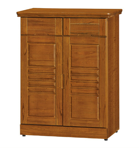 F310-3 樟木色2.7尺中高鞋櫃