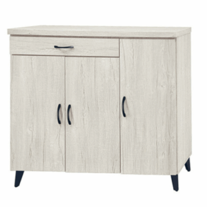 F313-3 喜洋洋白雪松4尺中高鞋櫃 腳DIY