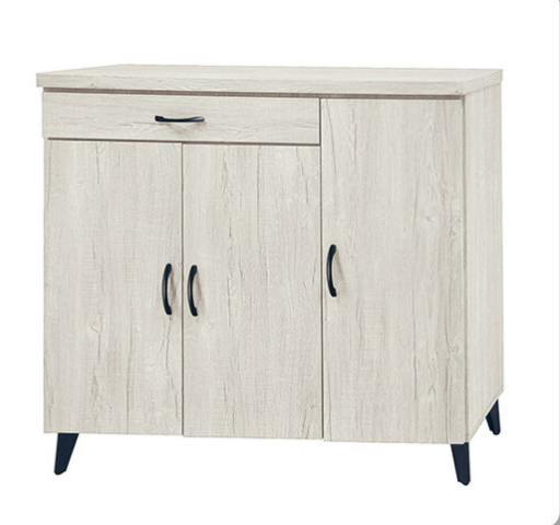 F313-3 喜洋洋白雪松4尺中高鞋櫃 腳DIY