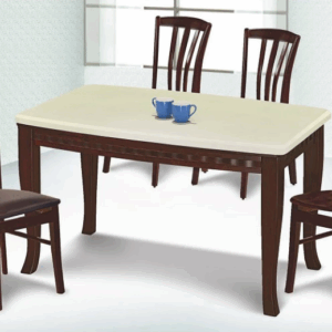 F333-1 T-1381#淺胡桃4.3尺石面橢圓餐桌 腳DIY