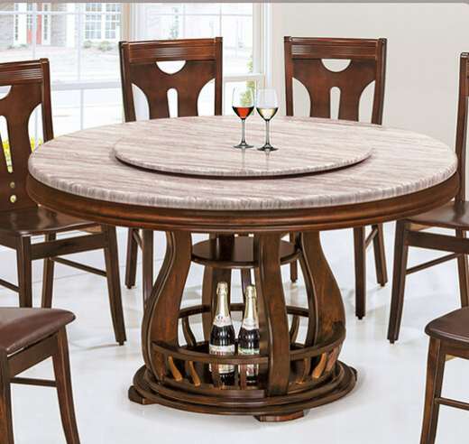 F335-1 凱悅紅圓餐桌 含石面