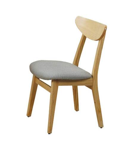 F341-4 本色餐椅 耐抓皮墊