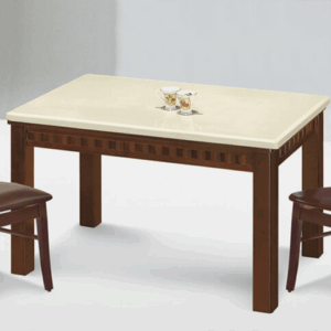 F330-2 F-1385#淺胡桃色4.3尺石面餐桌 腳DIY