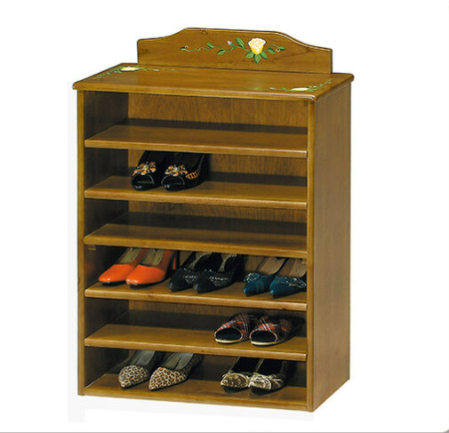 F323-3 六層鞋櫃 茶色