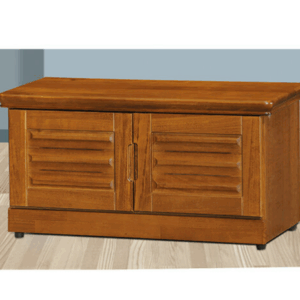 F318-3 樟木色3尺坐鞋櫃