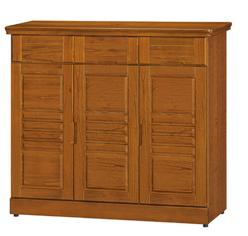 F310-4 樟木色4尺中高鞋櫃