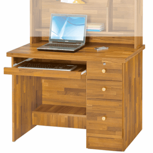 F273-10 201#集成柚木3.5尺電腦桌 下座