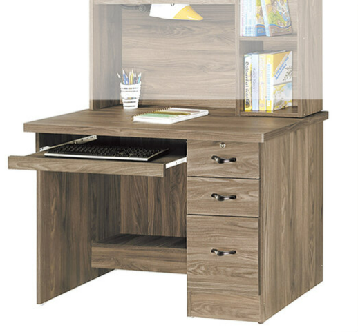 F269-12 #905灰橡3.5尺電腦桌 下座