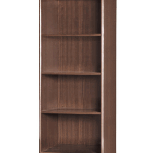 F257-18 胡桃色4格開放書櫃